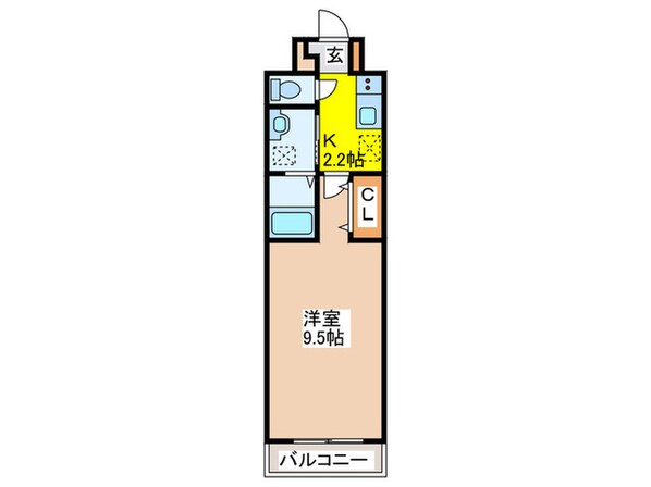 ジュネスエトワールの物件間取画像